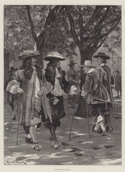 1660年のモール 作： Richard Caton Woodville junior